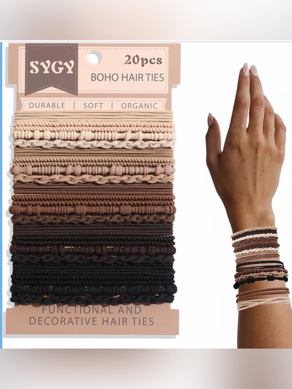Lot of Hair Ties / Scrunchies- variety pack - Picture 8 of 16
